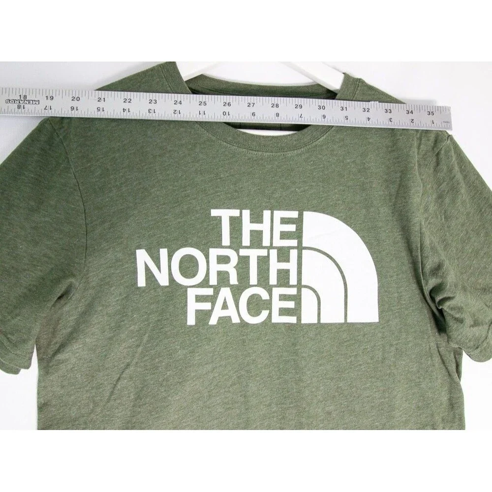 The North Face Logo Standard Fit T-Shirt Men's Size Small Olive Green